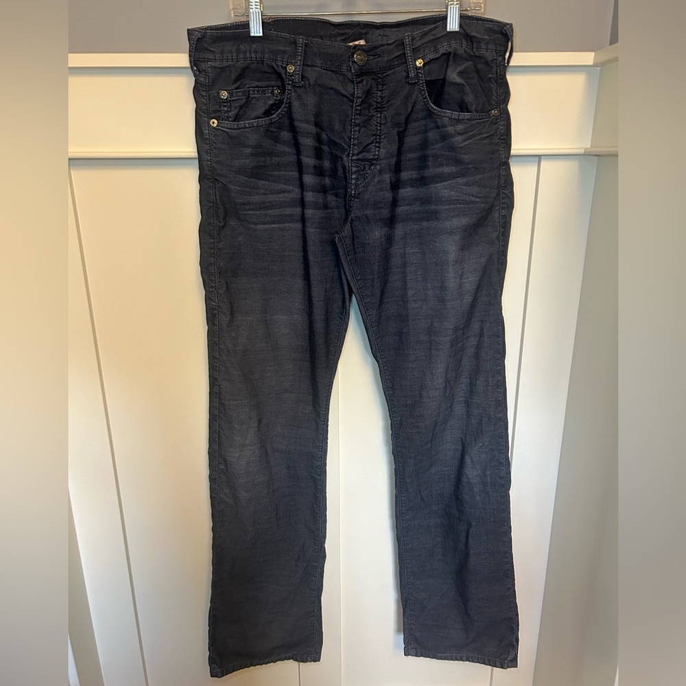 Vintage True Religion micro corduroy straight pants